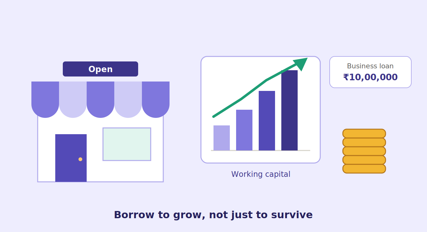 Business loan illustration